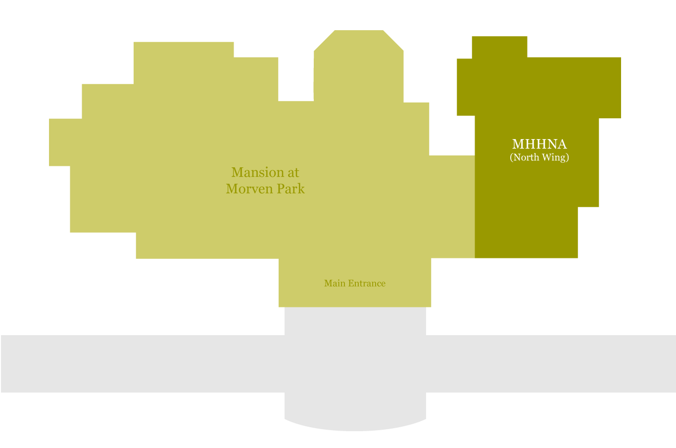 Map of Morven Park Mansion