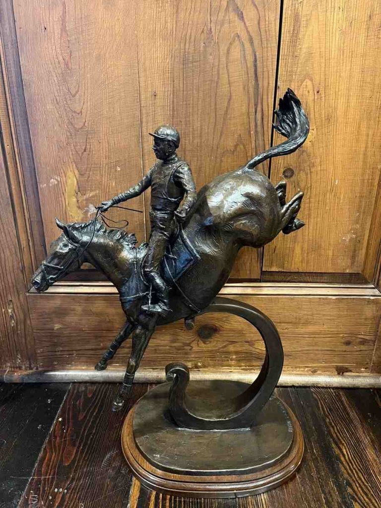 "The Drop" Bronze Sculpture by Kathleen Friedenberg