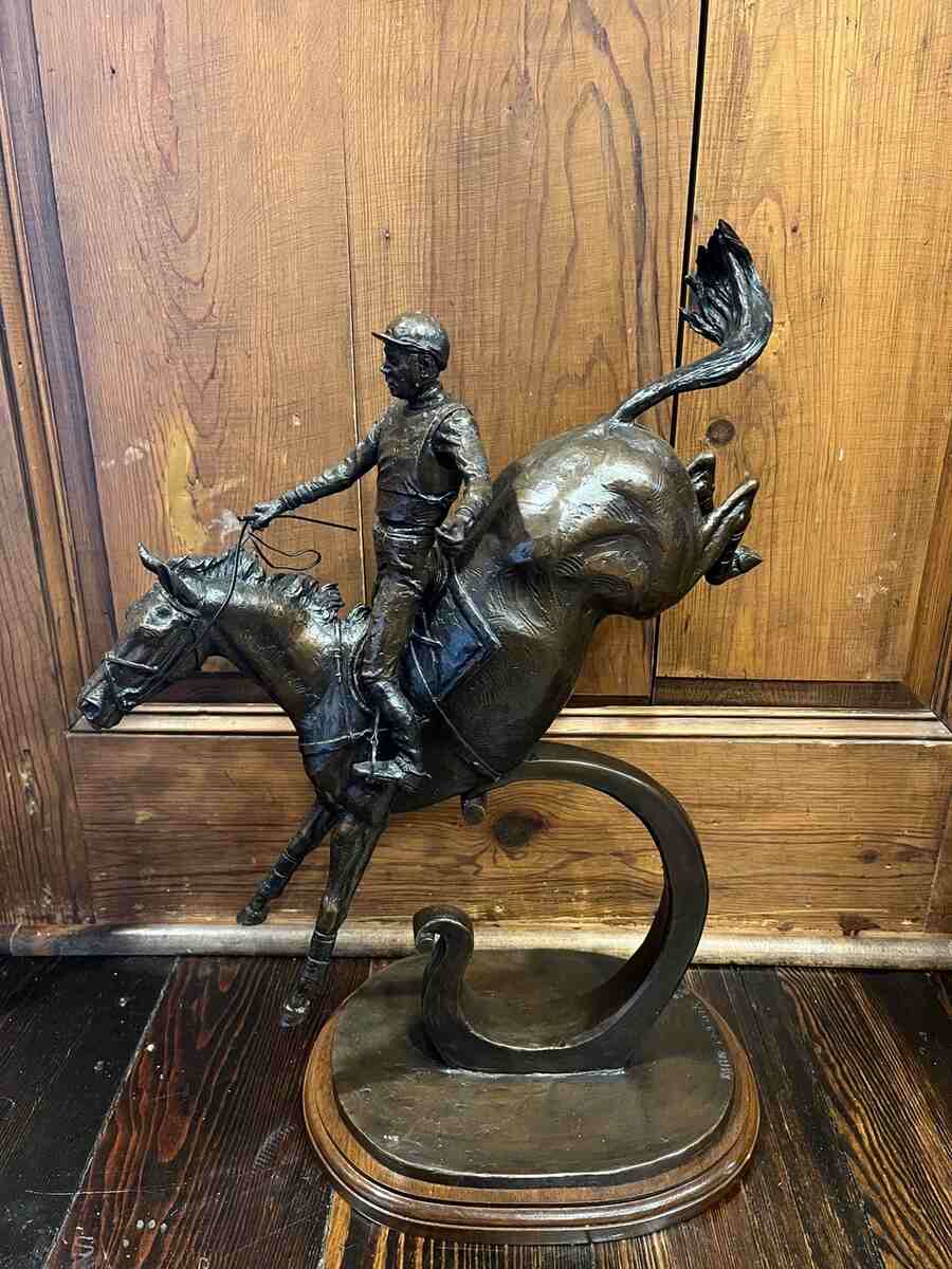 "The Drop" Bronze Sculpture by Kathleen Friedenberg