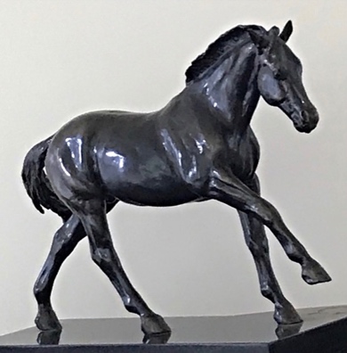 "Canter Study" Bronze Sculpture by Sue Lyman
