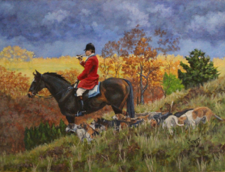 "Coming Storm" Painting by Leslie Sorg