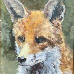 Painting of fox